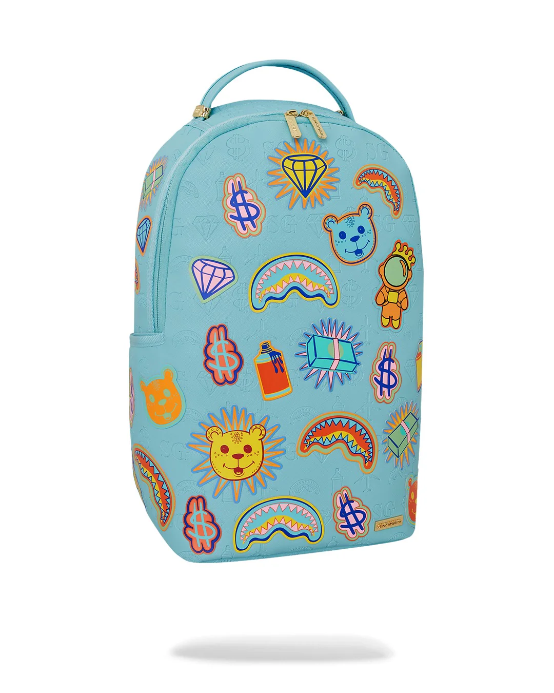 BLUE LAGOON EMBOSSED DLXSV BACKPACK - Image 2