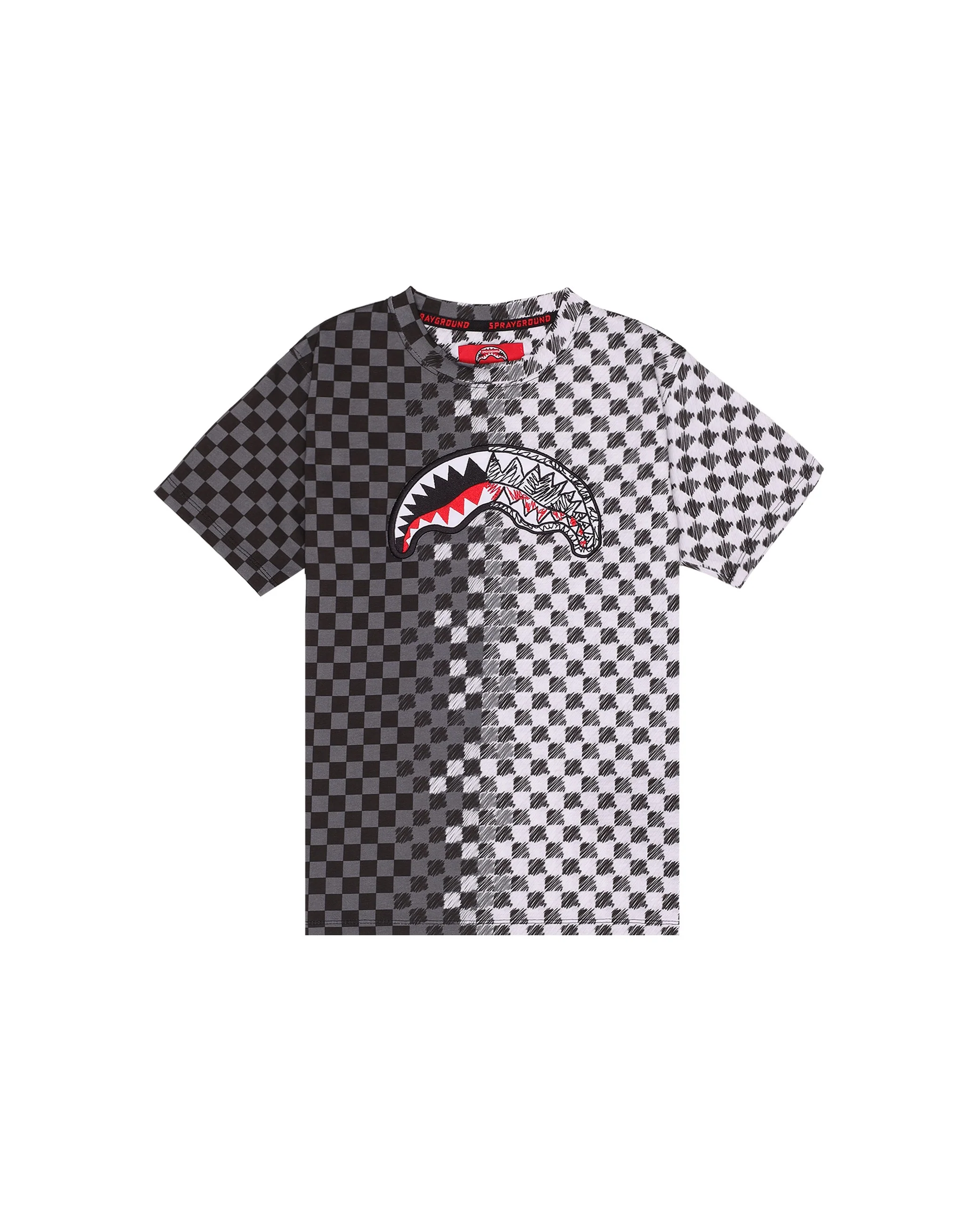 CHECKERED SKETCH REGULAR T-SHIRT