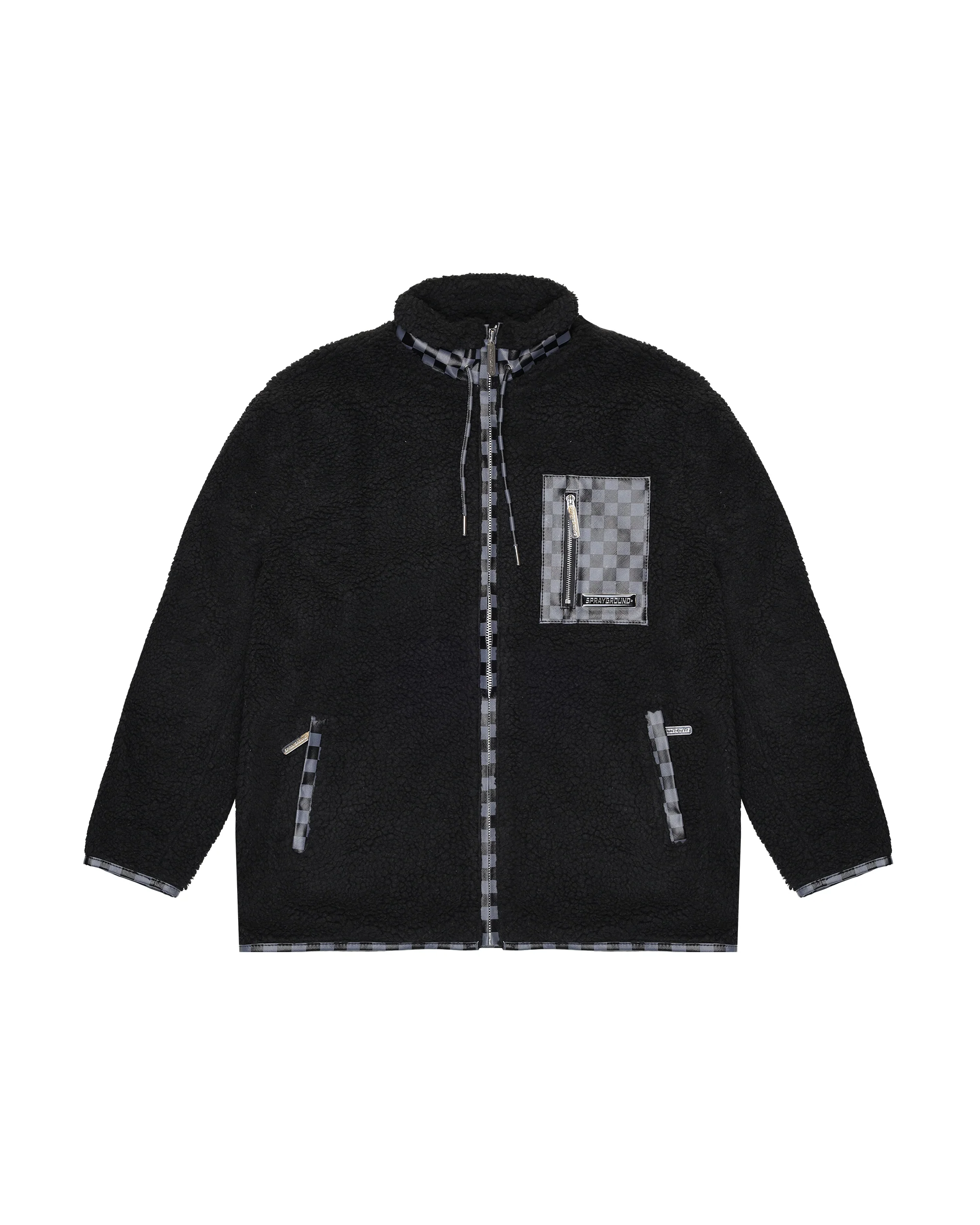CHECKERED TEDDY JACKET