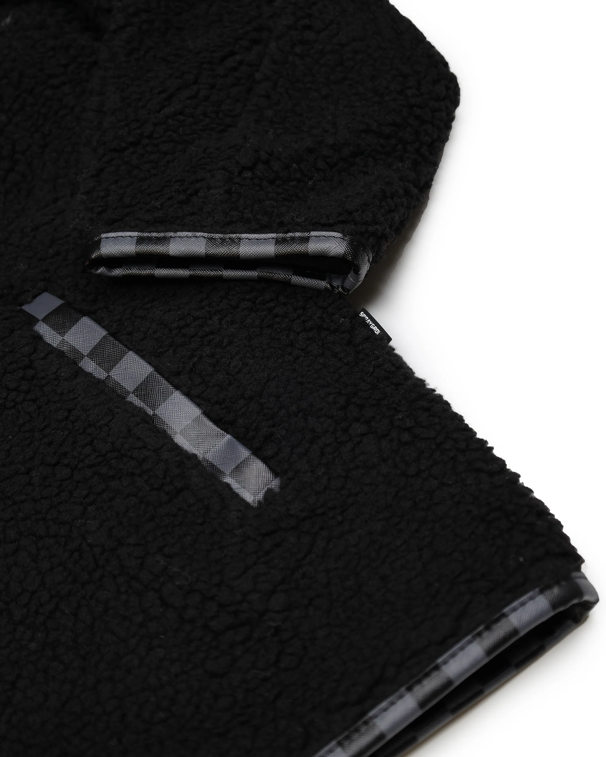 CHECKERED TEDDY JACKET - Image 6