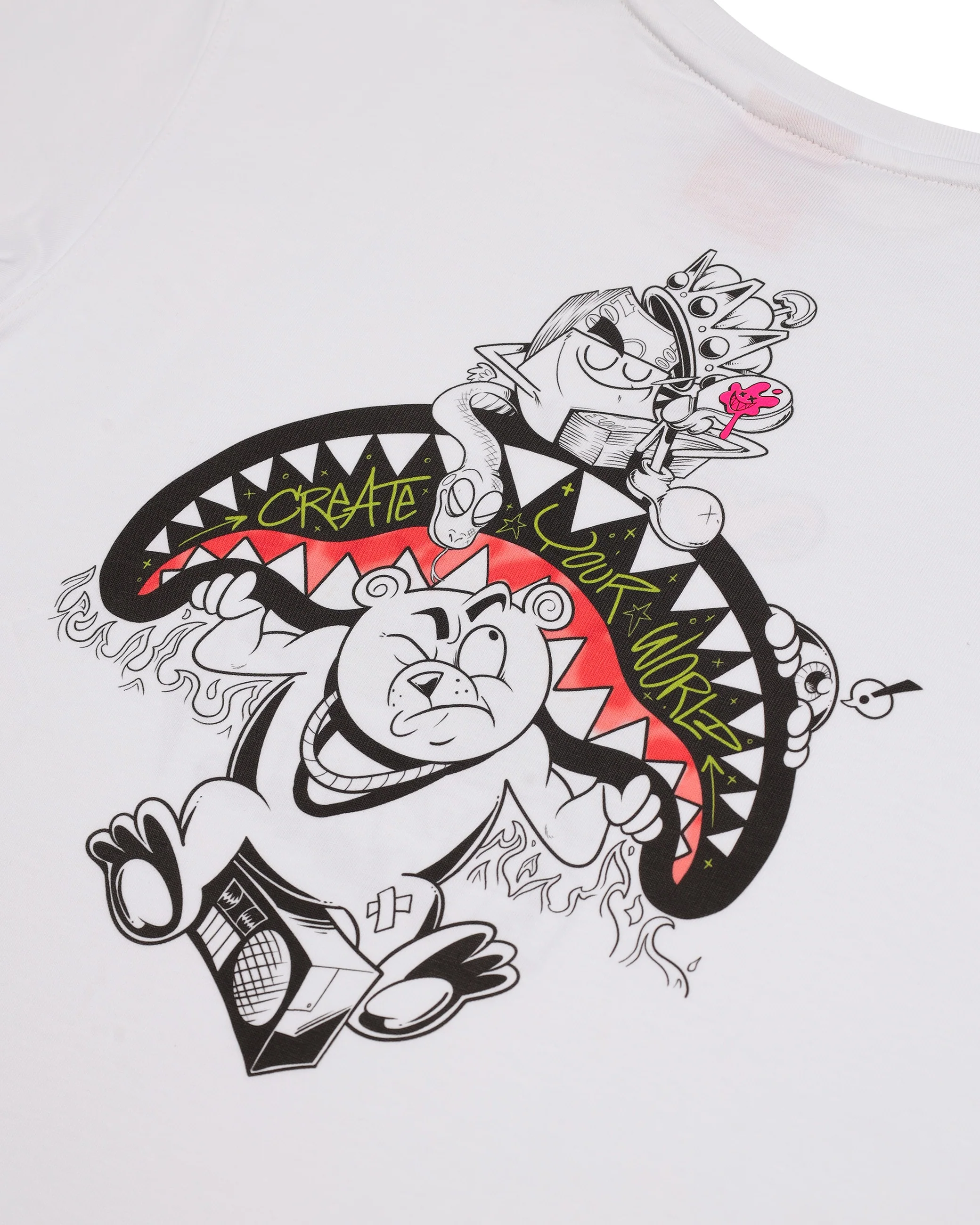 CREATE YOUR WORLO OVER T-SHIRT - Image 8