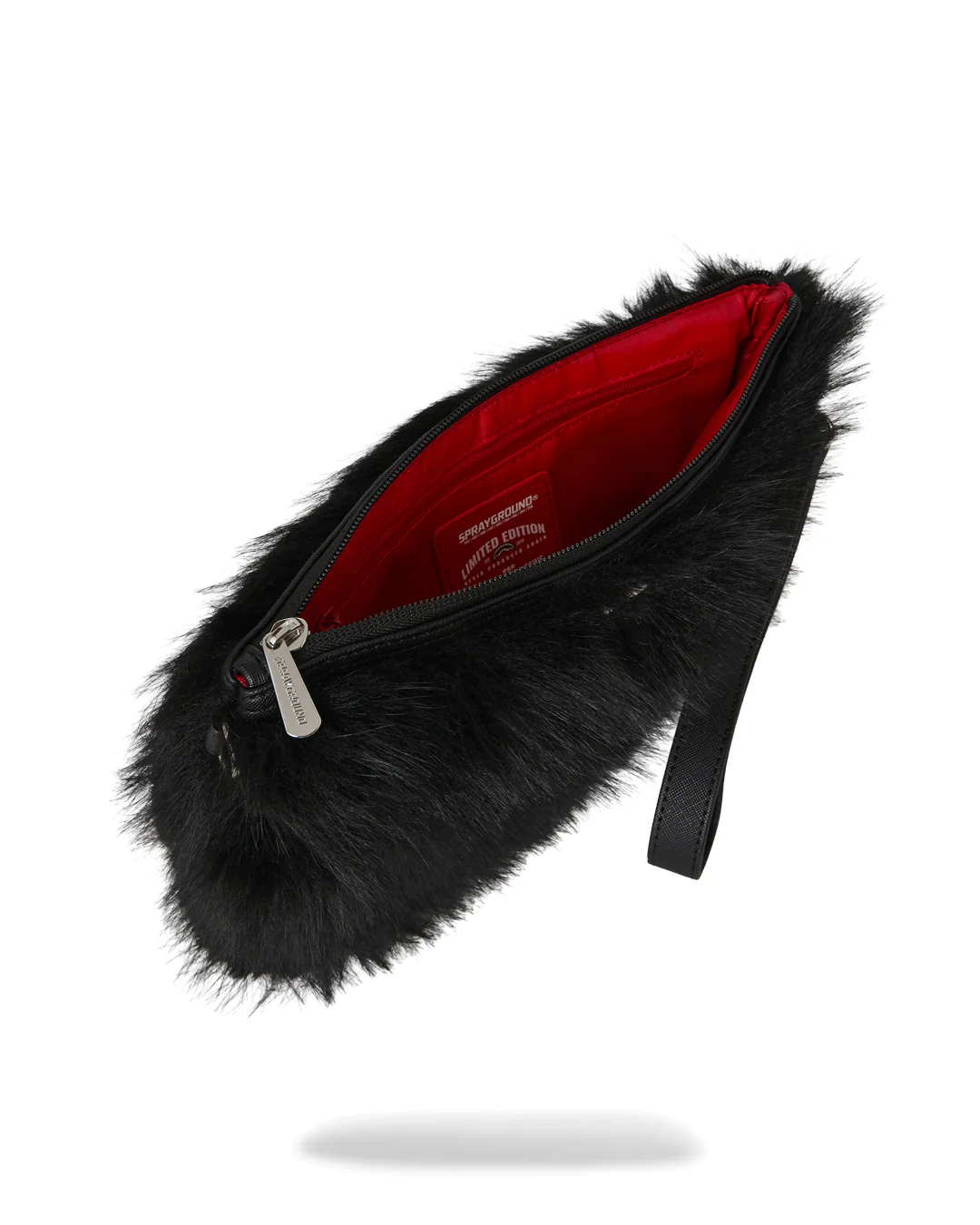 FUR CRAY BLACK CROSSOVER CLUTCH - Image 5