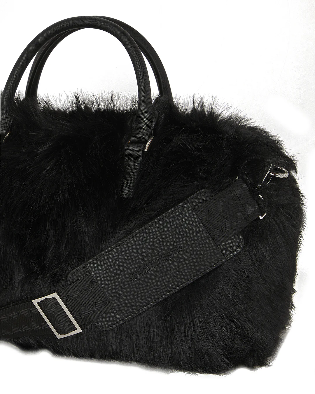 FUR CRAY BLACK MINI DUFFLE - Image 5