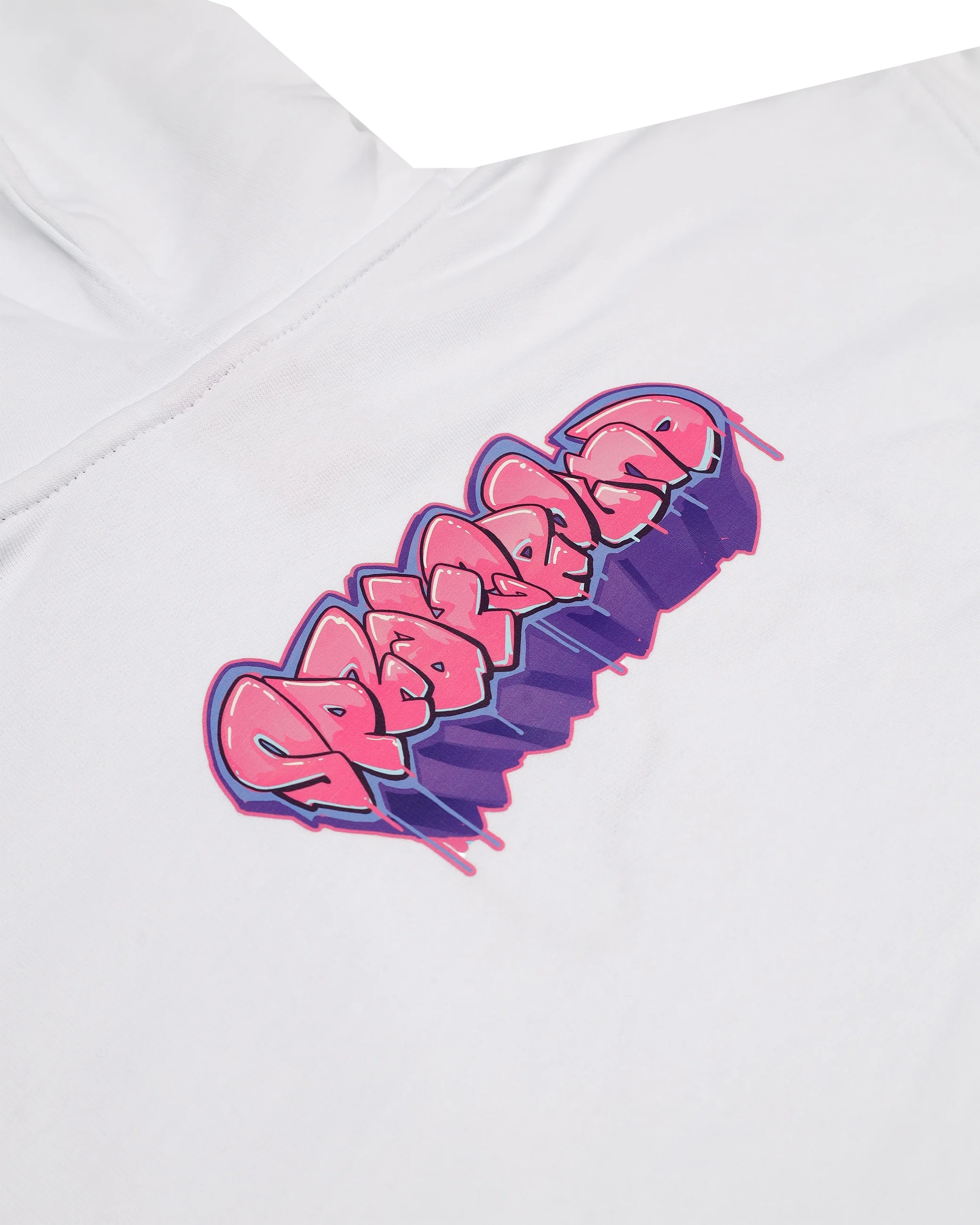 GIRLY GRAFFITI WHITE OVER HOODIE - Image 9