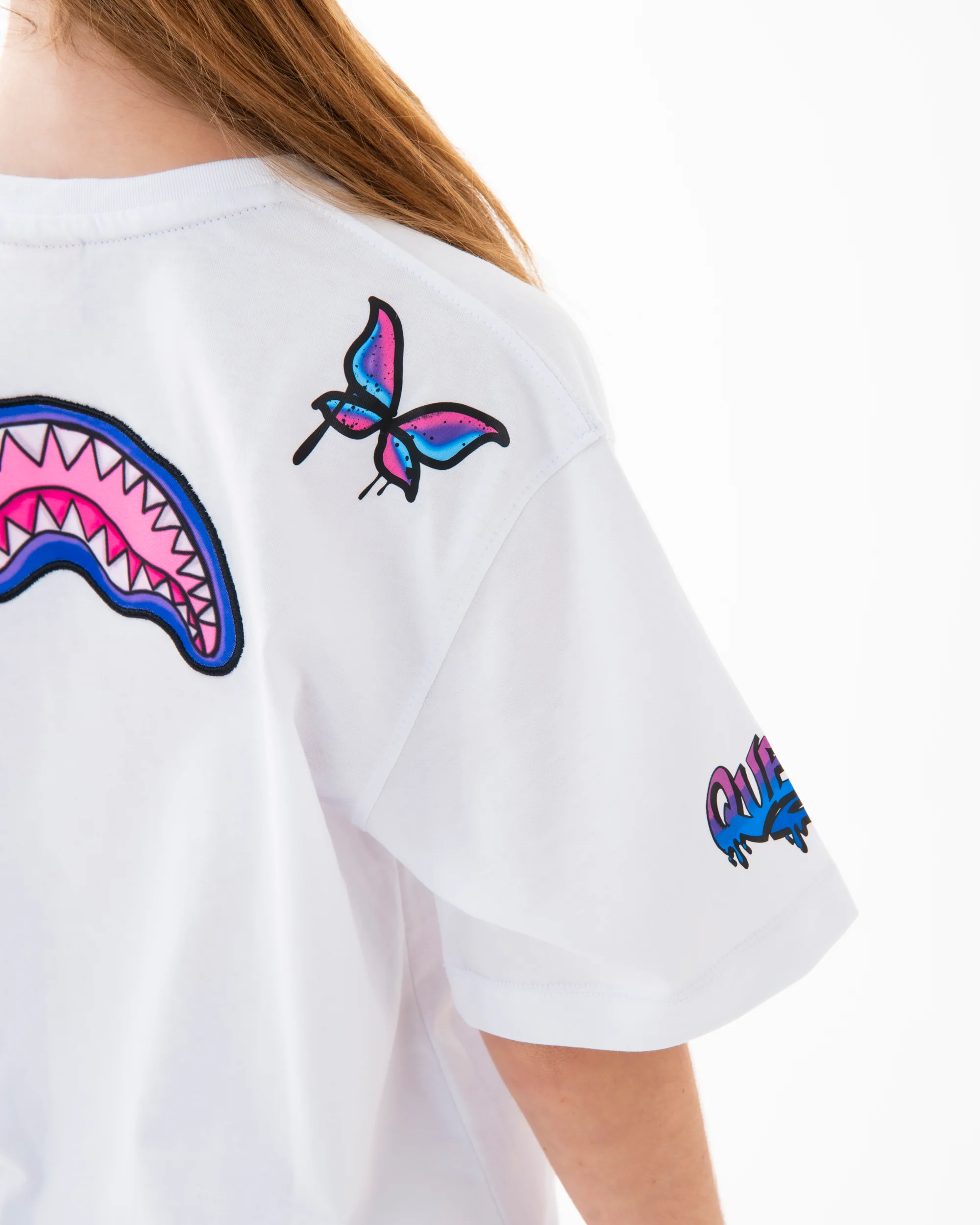 GIRLY GRAFFITI WHITE T-SHIRT - Image 12