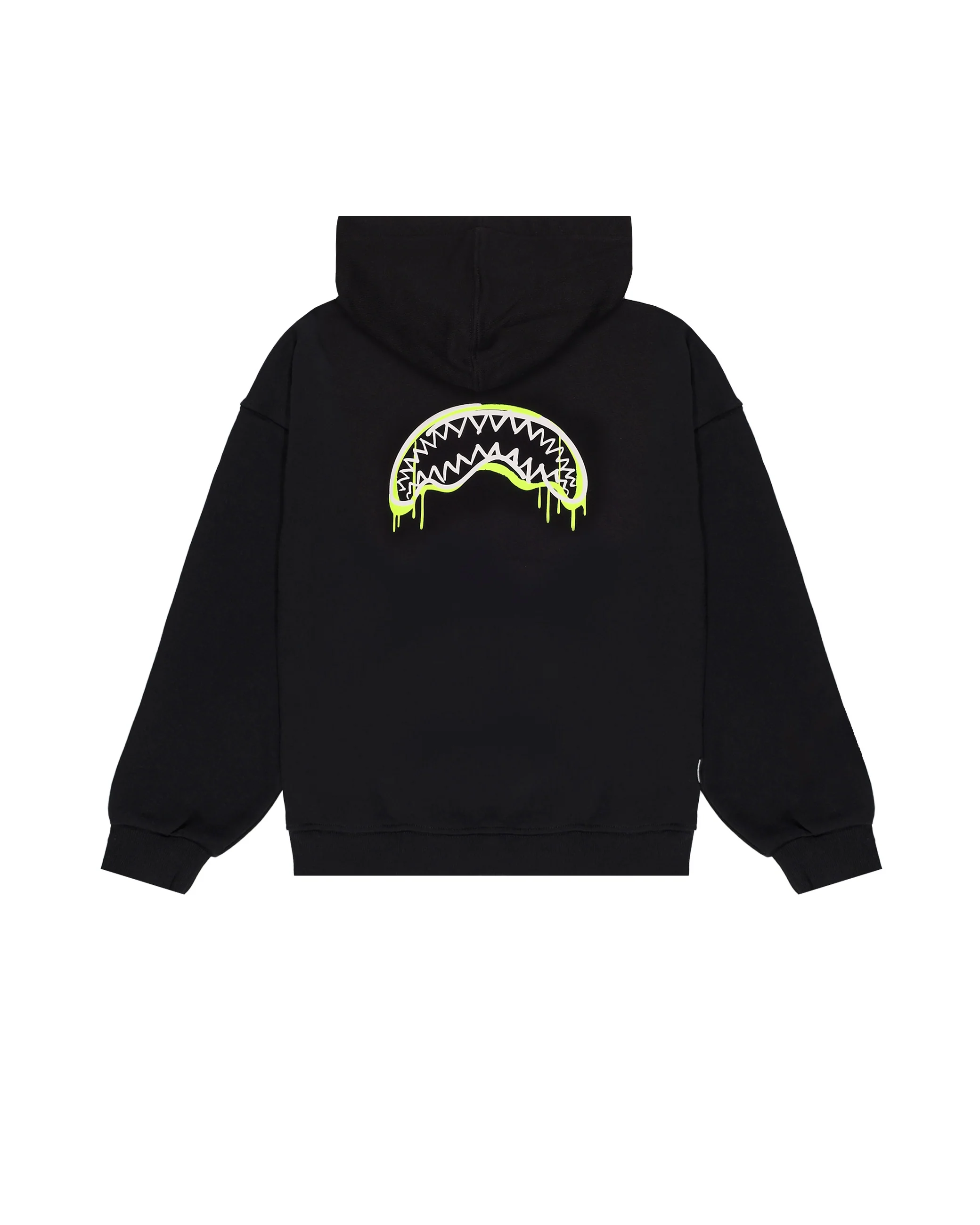GRAFFITI BEAR REGULAR HOODIE BLK - Image 6