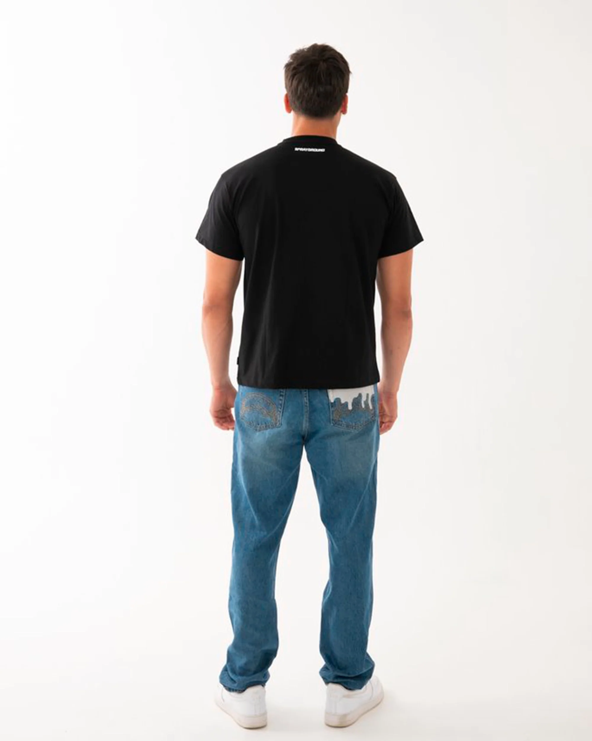 INFINITY SHARK REGULAR T-SHIRT BLK - Image 3
