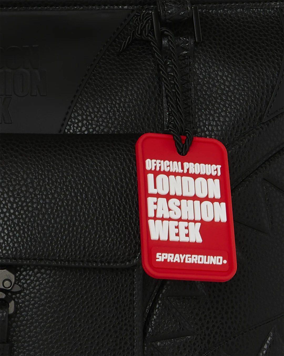 LFW BLACK POCKET TOTE - Image 5