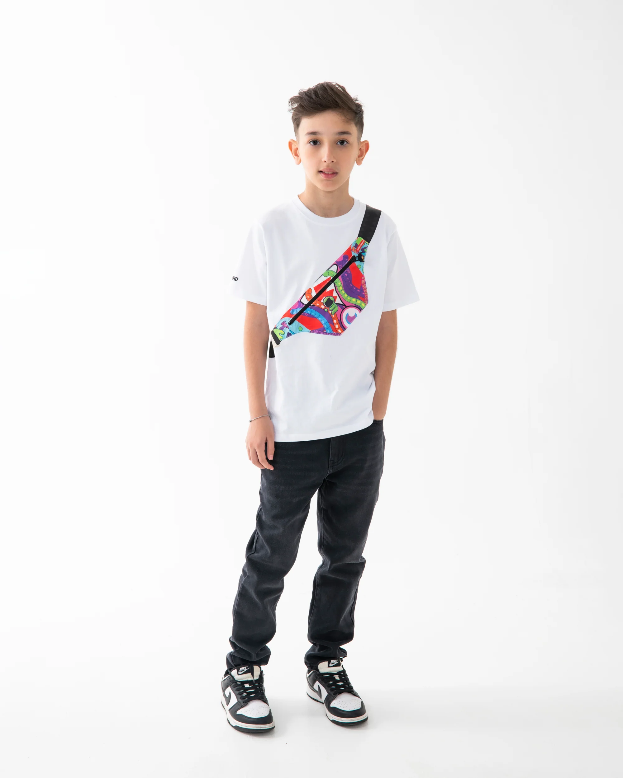 MIND TRIP CROSSBODY REG T-SHIRT WHT - Image 2