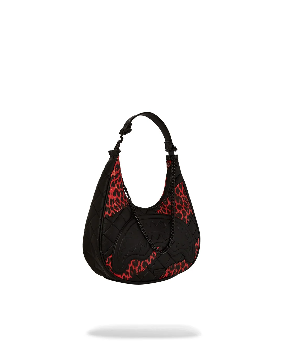 RED LEOPARD PUFFER VICE SHOULDER BAG - Image 2