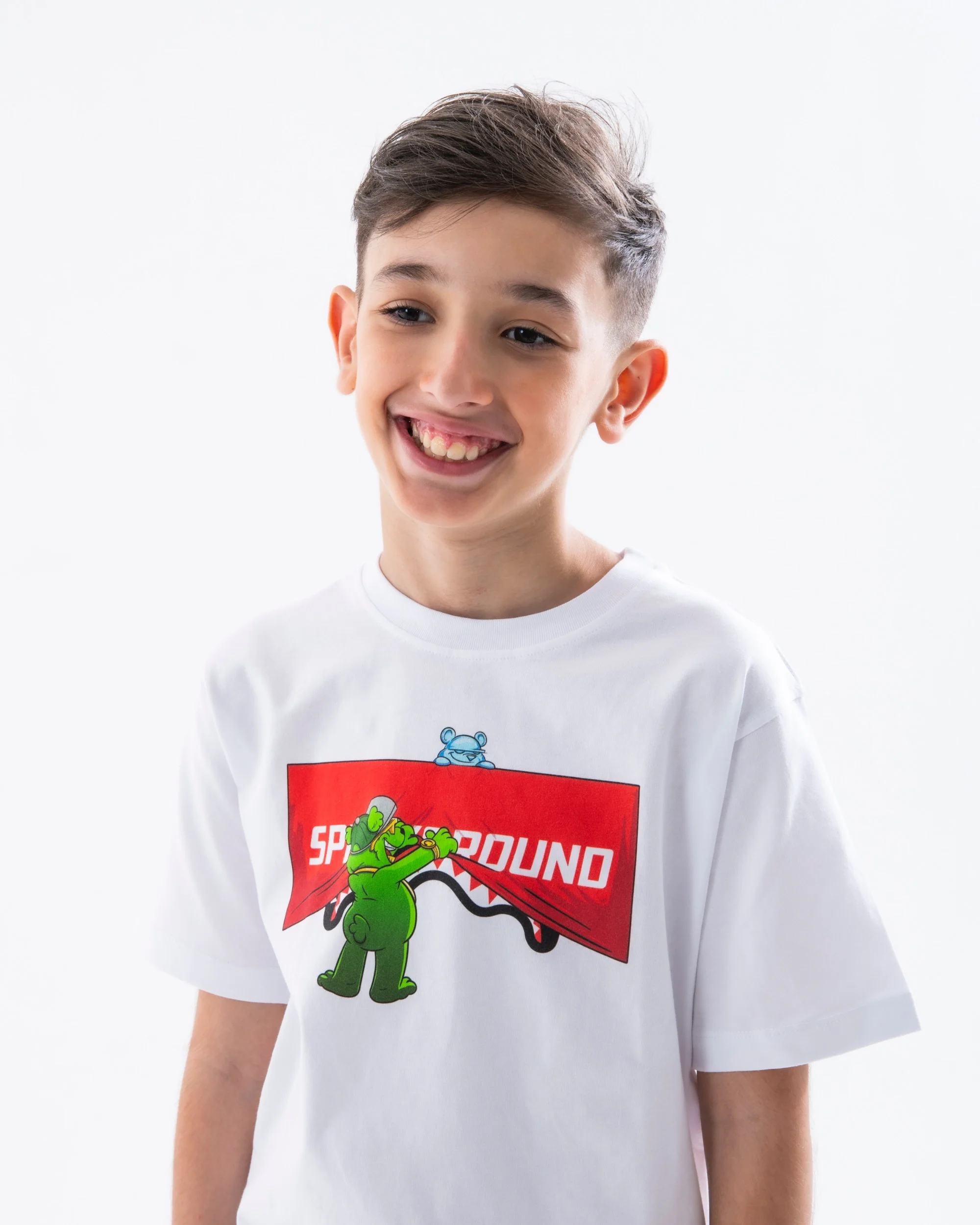 SHOW THE SHARK WHITE REGULAR T-SHIRT - Image 3