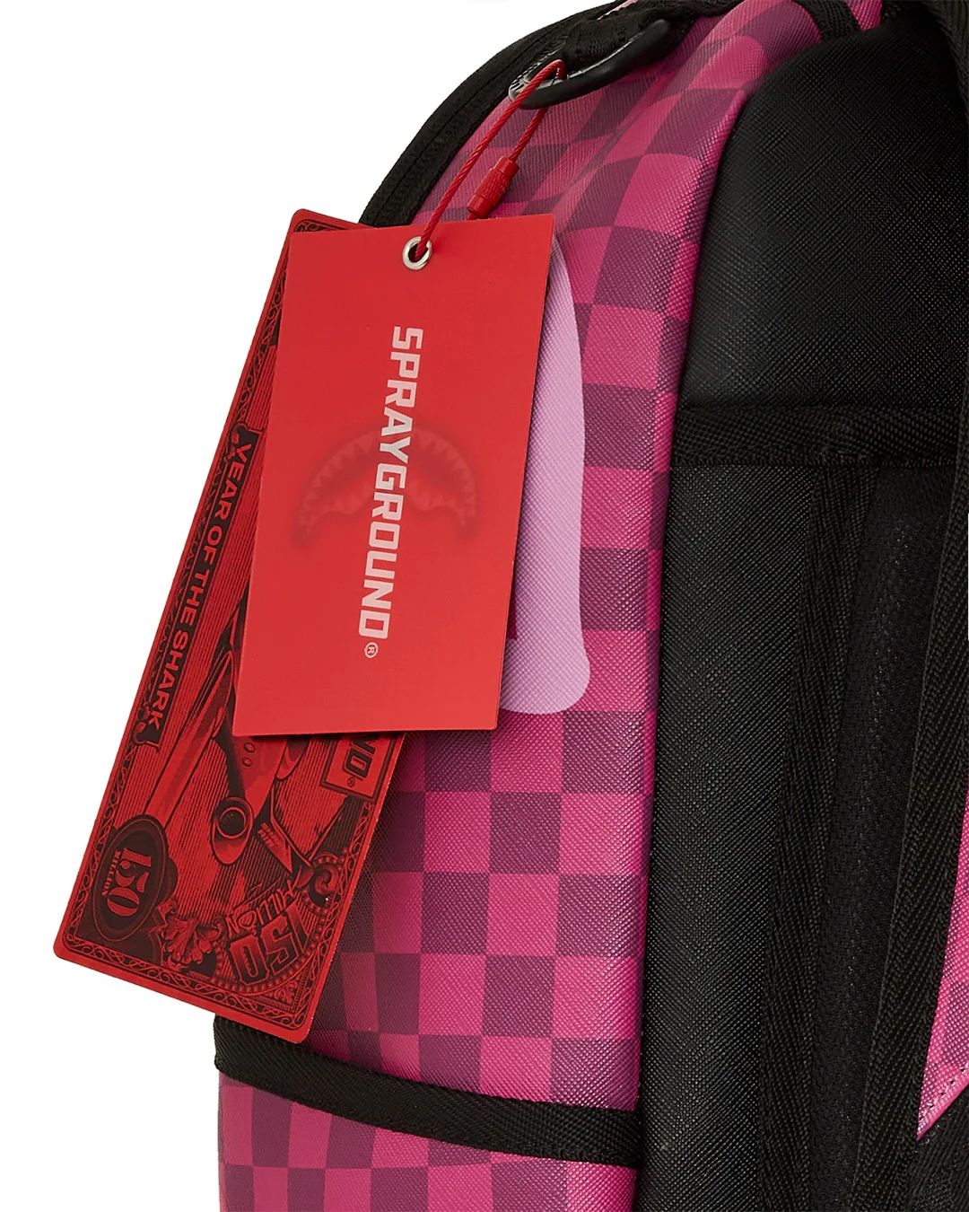 SPLIT SIP PINK CHECK DLXSV BACKPACK - Image 9