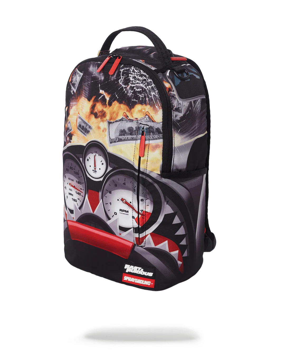 Sprayground Backpack FAST AND FURIOUS SHARK GAUGES BACKPACK (ONLY 50 PCS MADE) Multicolor - Image 2