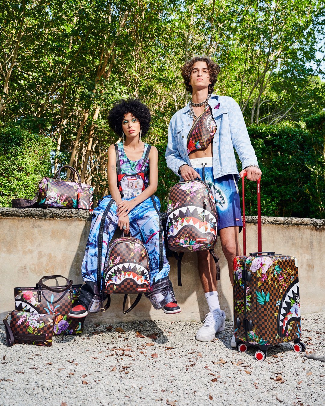 Garden Of Sharks Backpack (dlxv) - Image 10