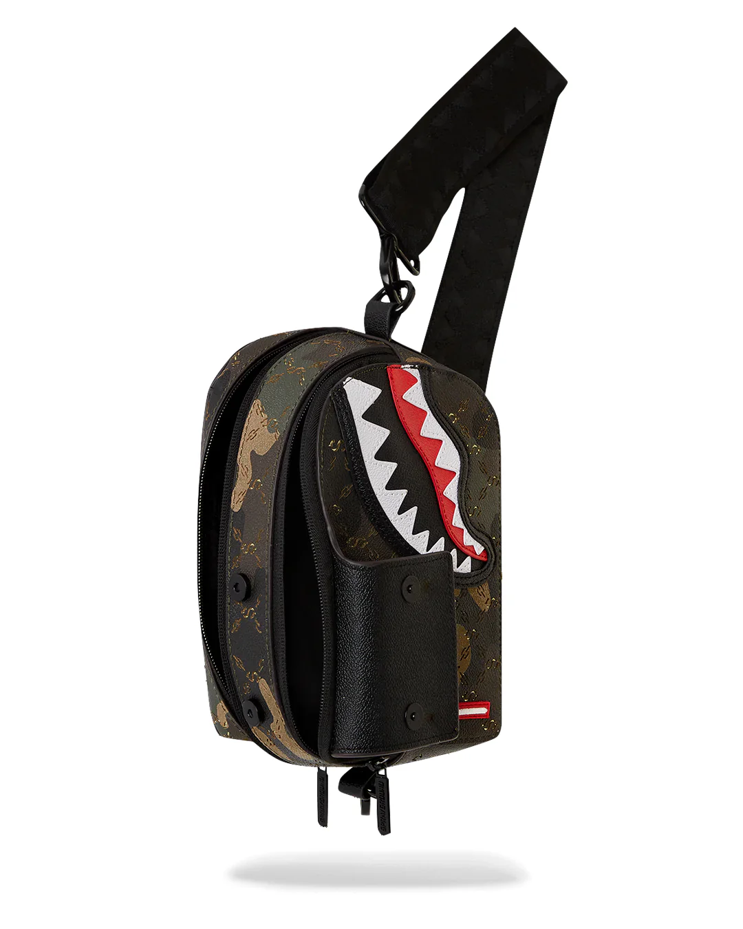 $ Pattern Over Camo Sling Backpack - Image 5
