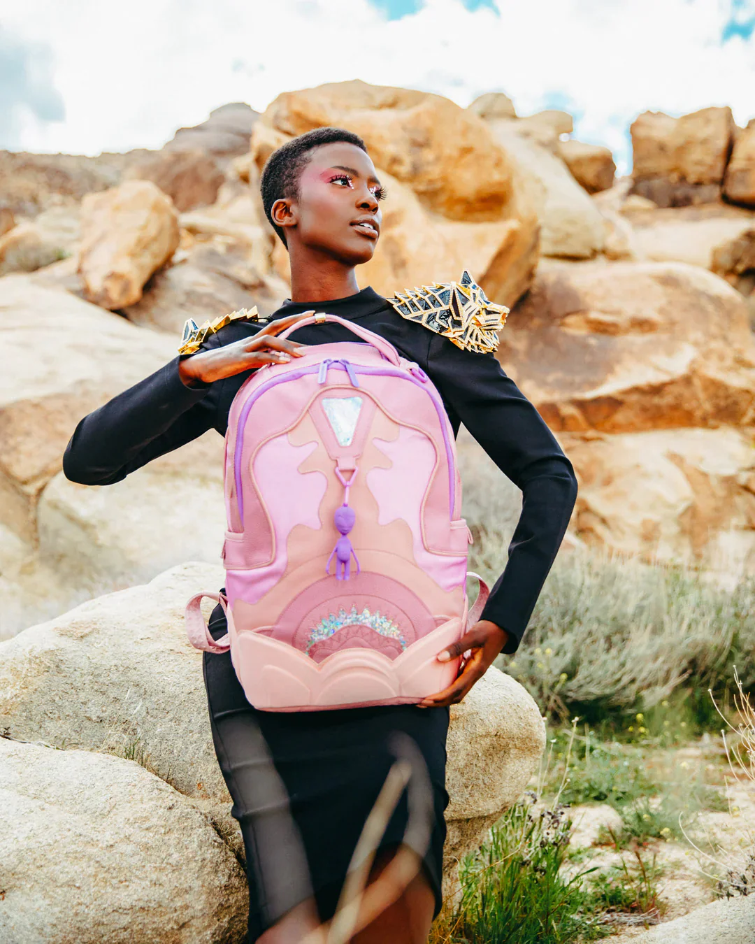 Pink Sneaker Dlx Backpack - Image 2