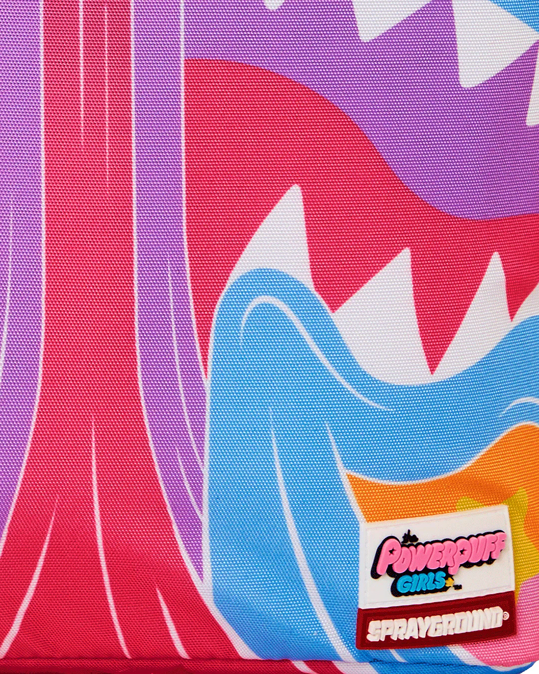 Power Puff Girls Sharkmouth Flying Trails Dlxsr Backpack - Image 12