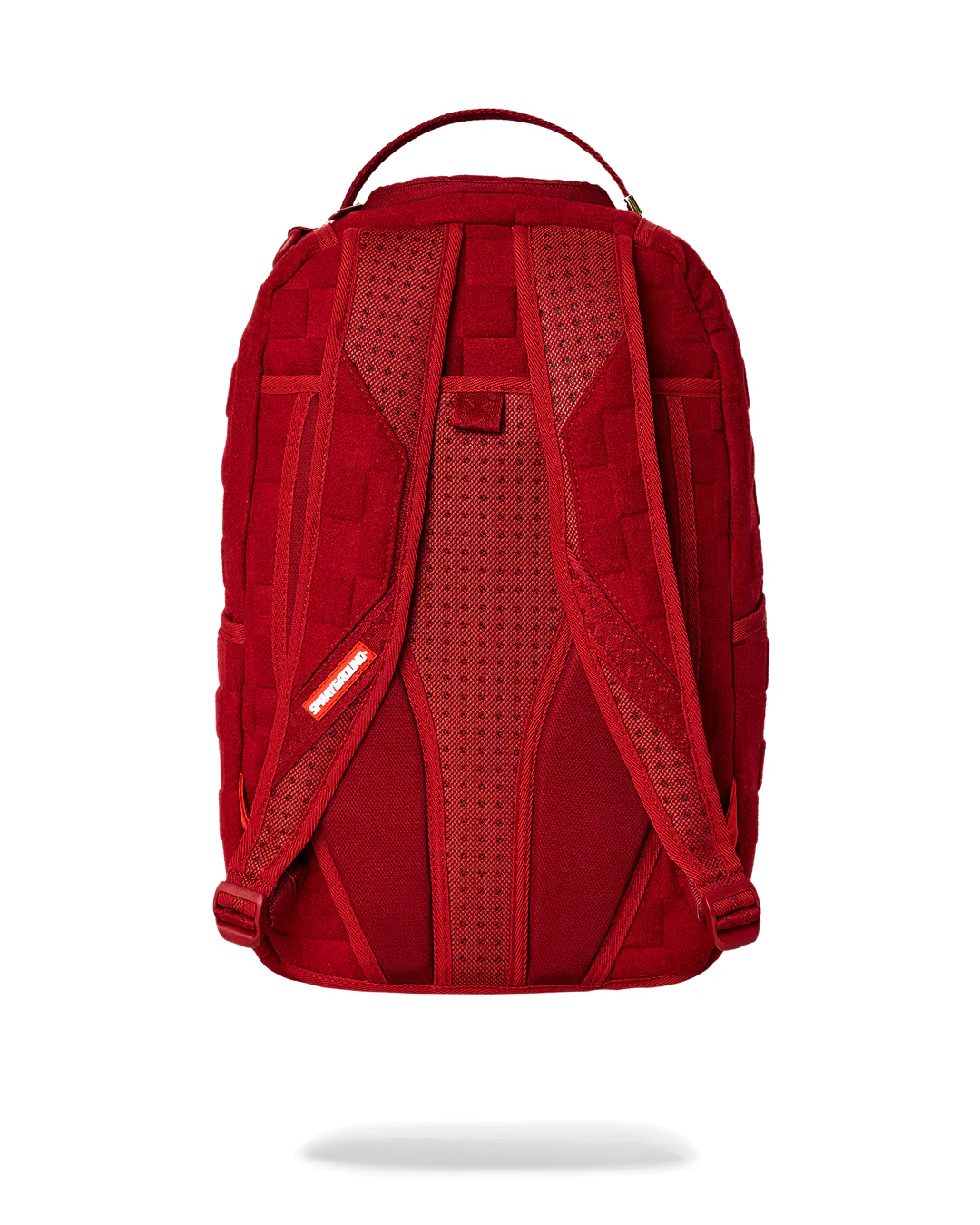 Red Checkered Flock Backpack - Image 7
