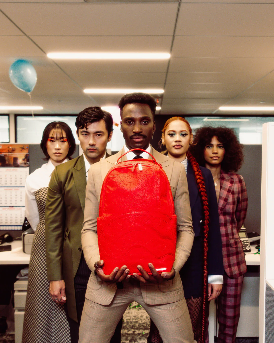 Red Scribble Backpack - Image 2