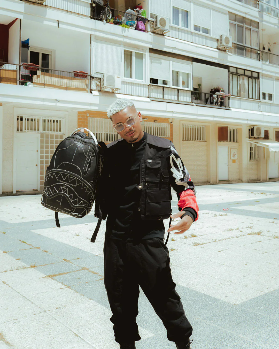 Reverse Technical Cut And Sew Dlx Backpack - Image 9