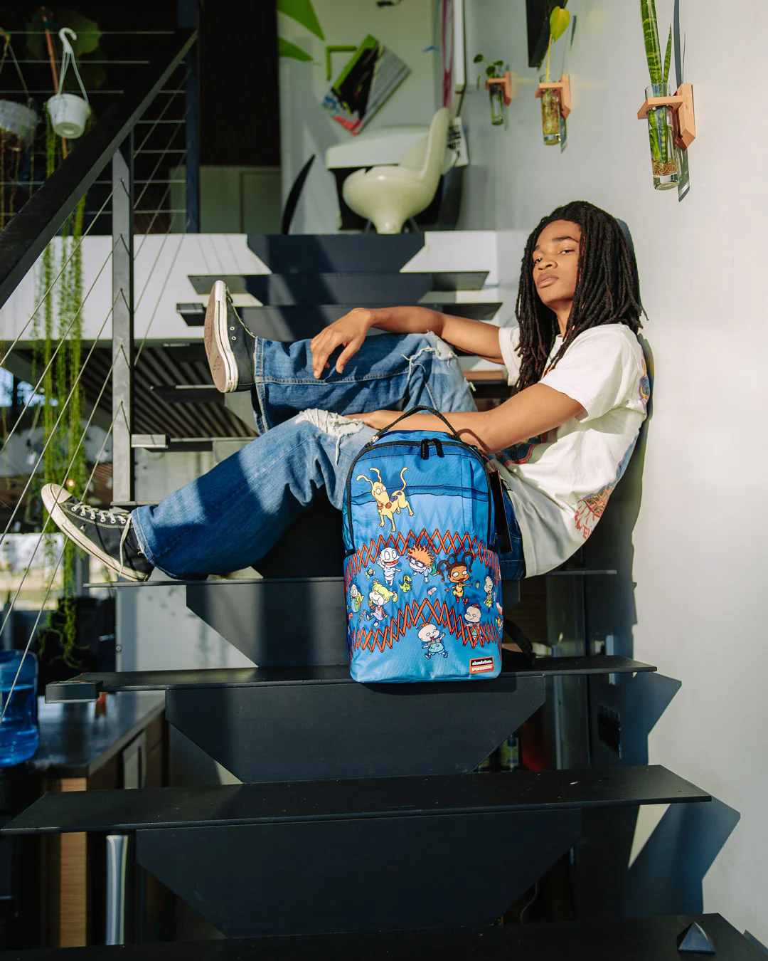 Rugrats Playpen Sharkmouth Dlxsr Backpack - Image 2