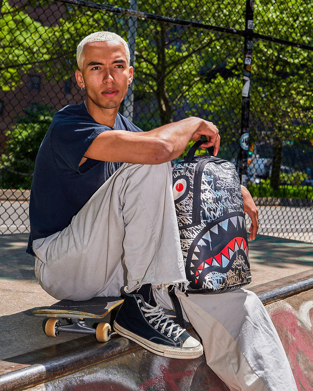Street Life Chrome Backpack - Image 6