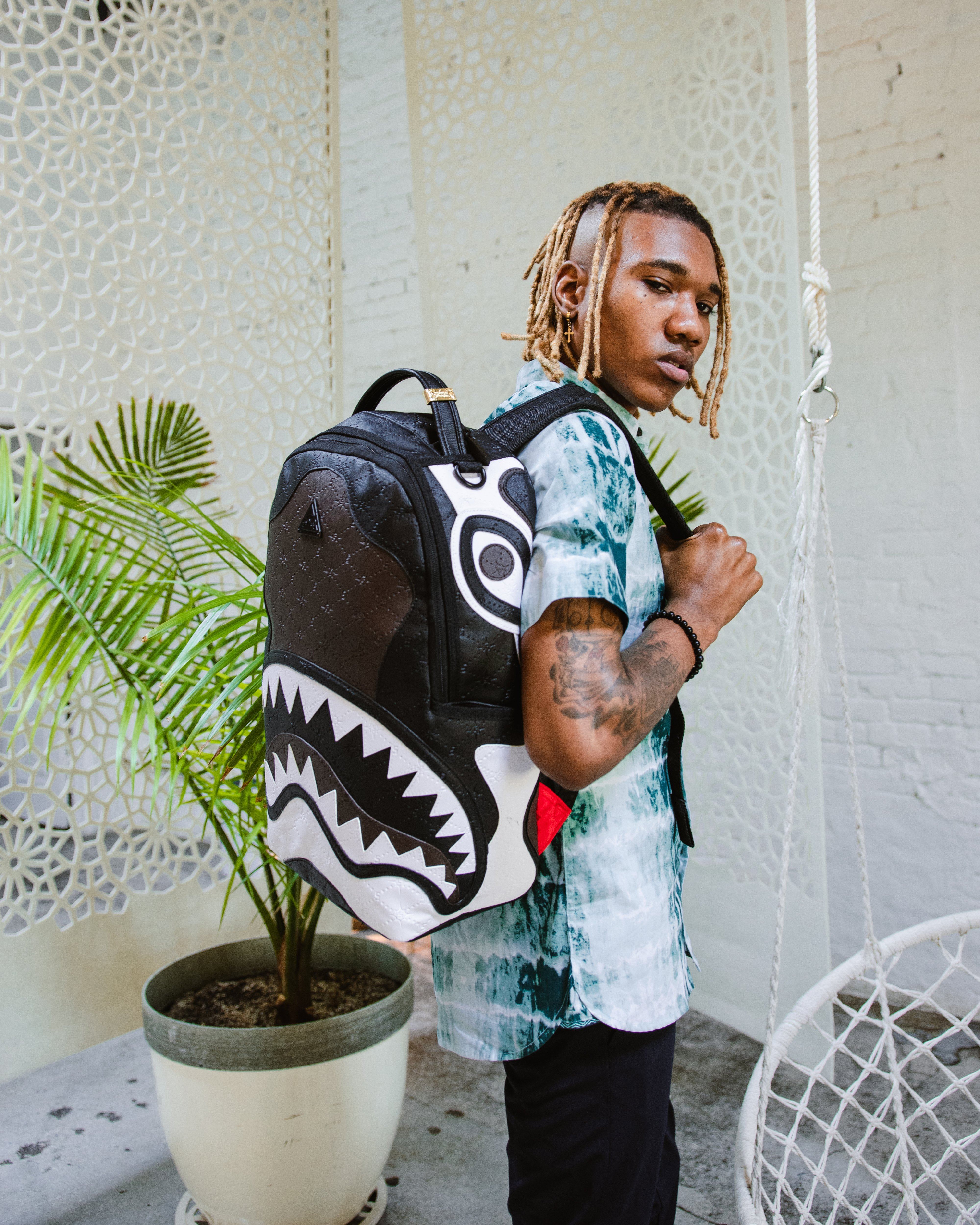 Sprayground Backpack V.V.I.P. BACKPACK (DLXV) Black - Image 4