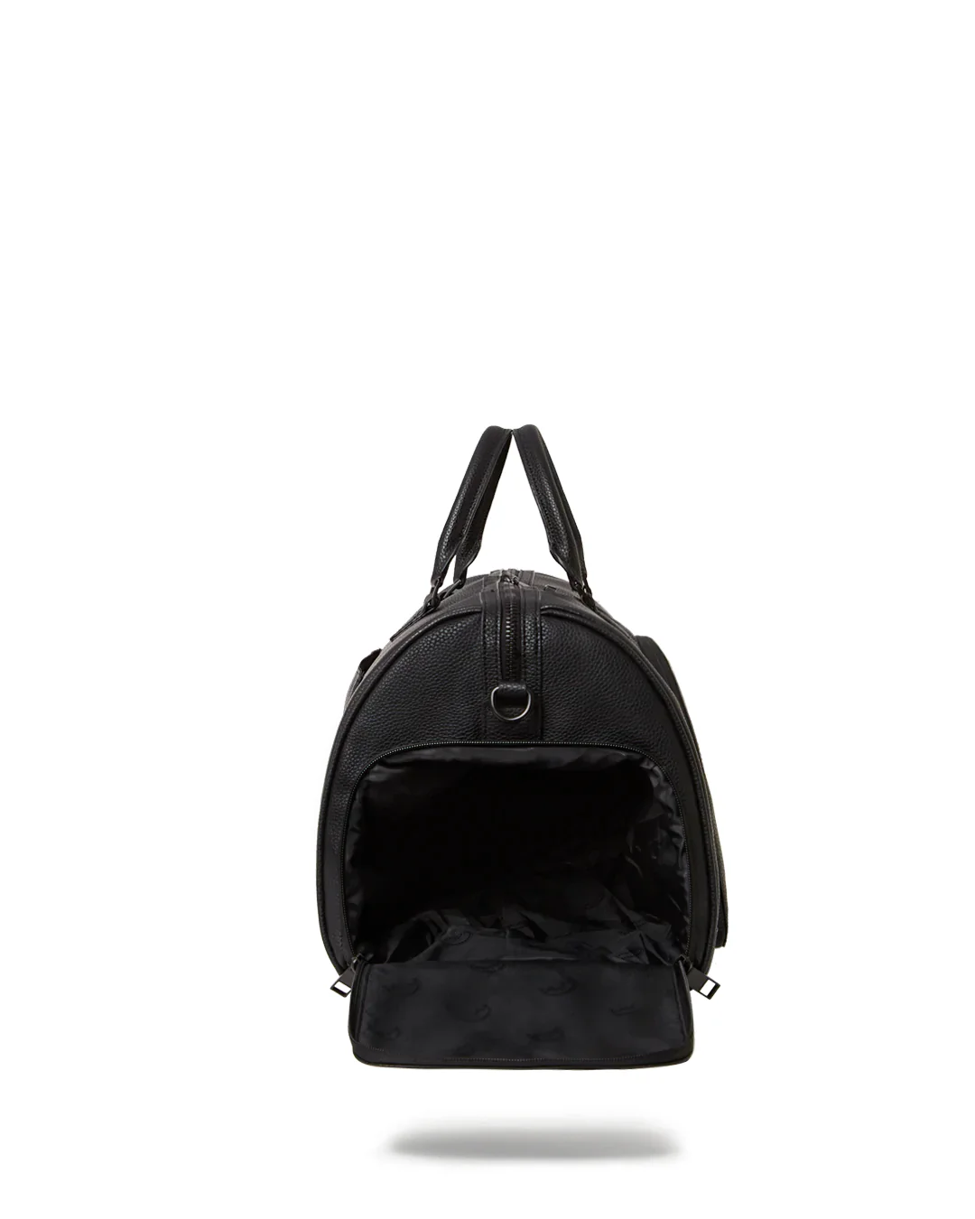 Black Pvc Sharkpocket Duffle - Image 8
