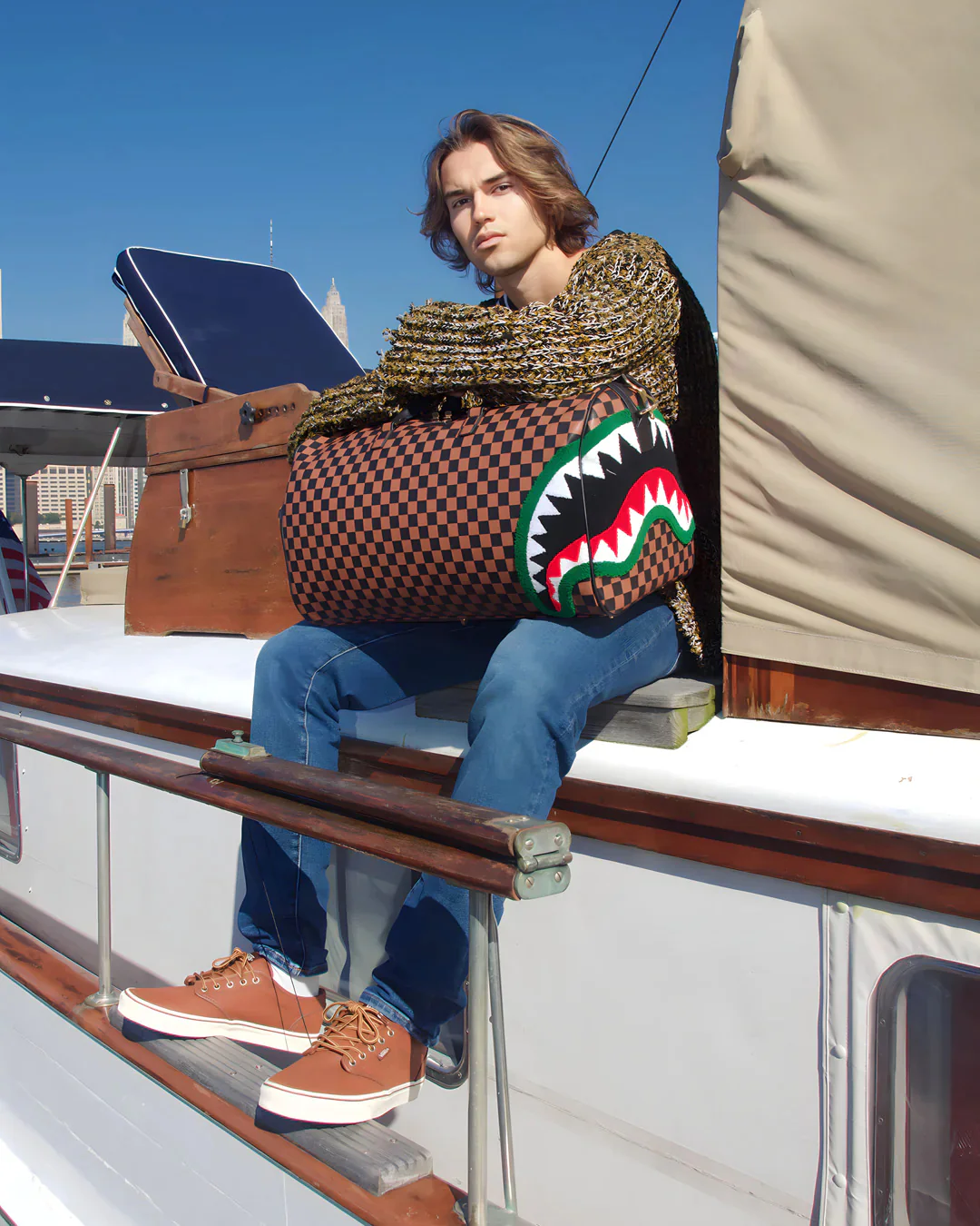 Chenille Sip Duffle - Image 4