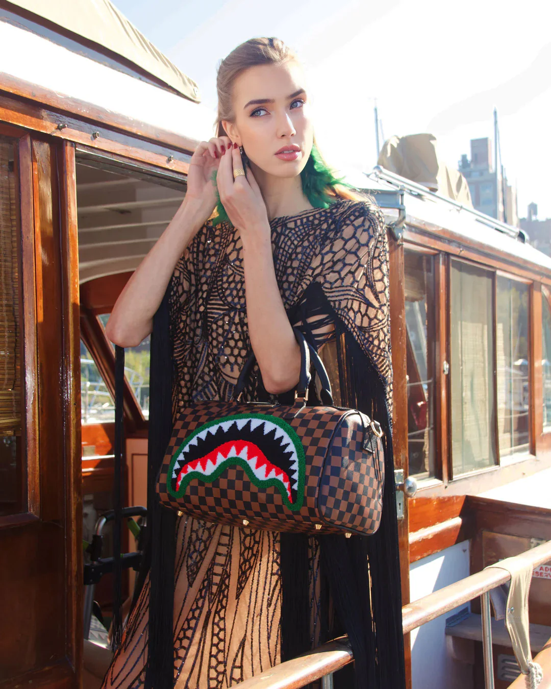 Chenille Sip Mini Duffle - Image 2