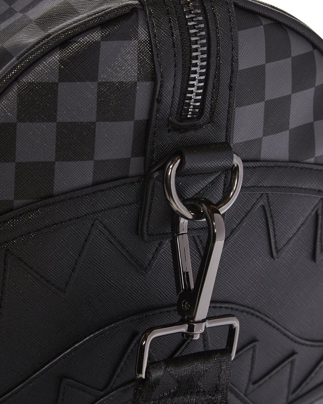 Henny Black Checkered Duffle - Image 7