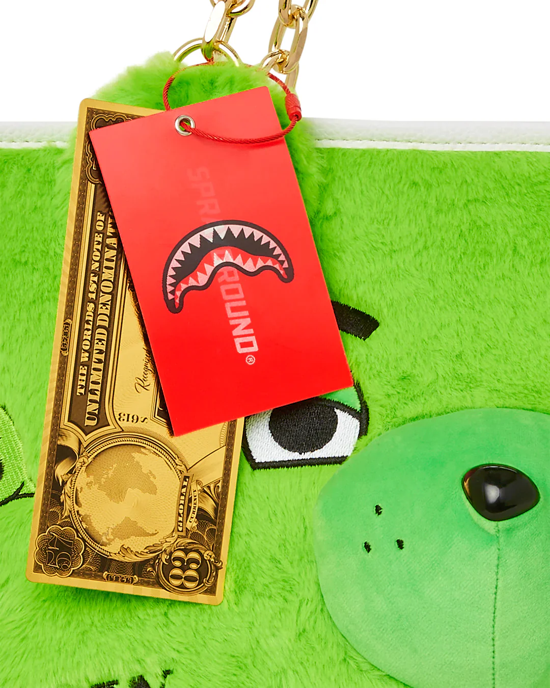 Money Bear Tote Green - Image 10