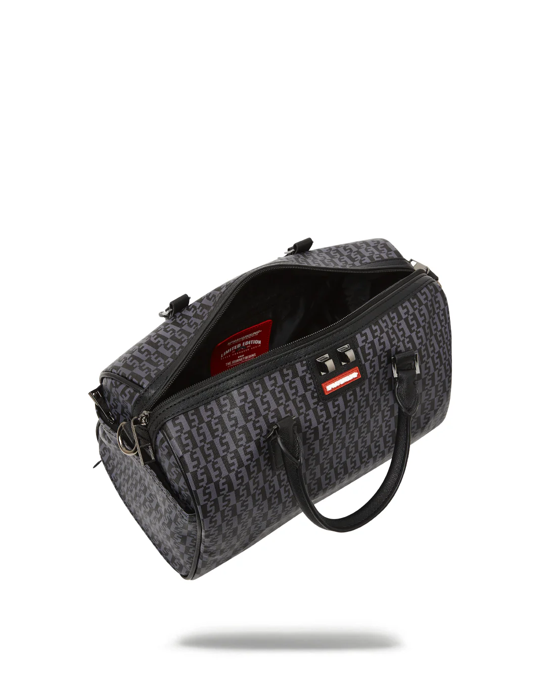 Money Check Grey Mini Duffle 910d4941nsz - Image 7