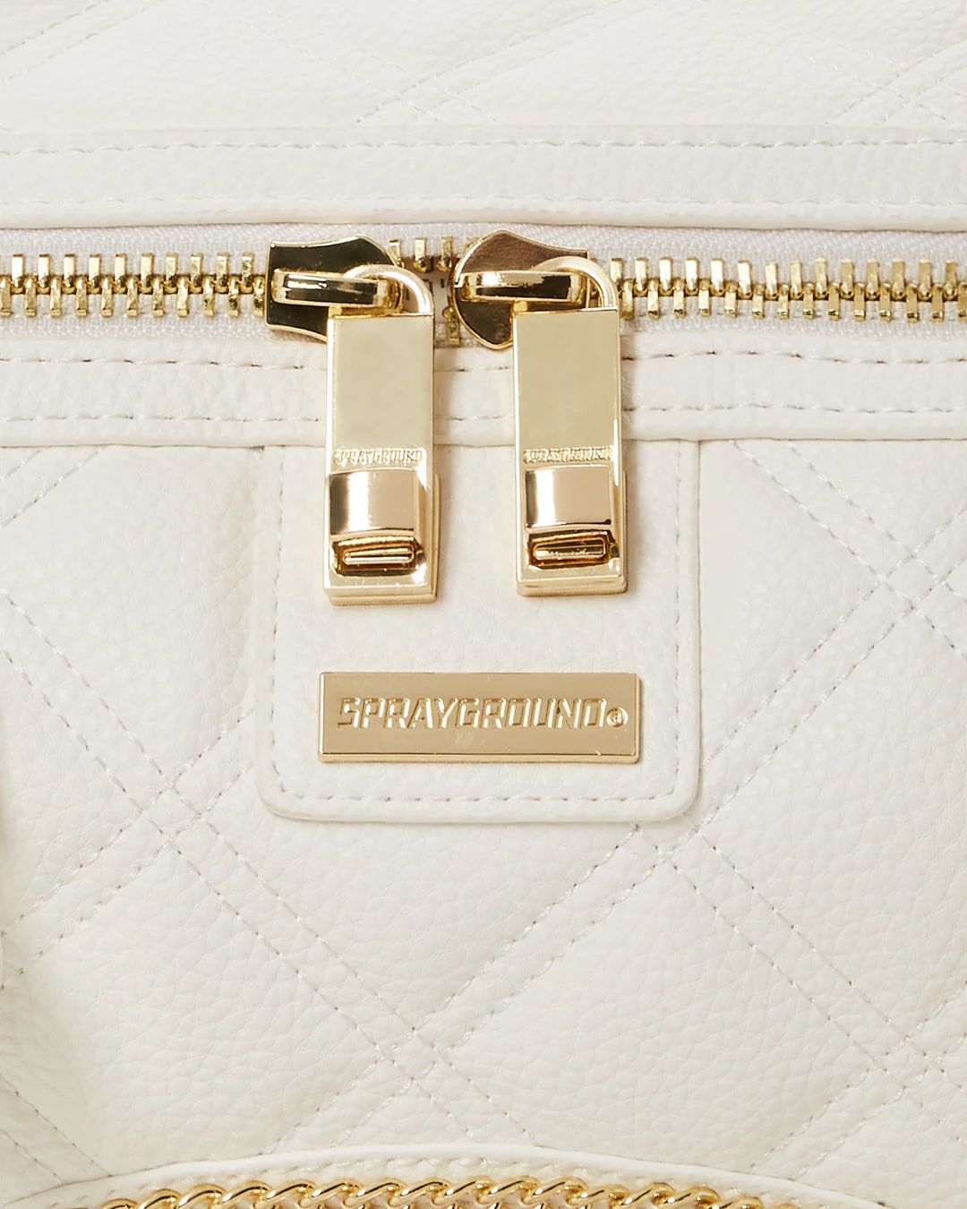 Rivieria White Gold Mini Duffle - Image 8