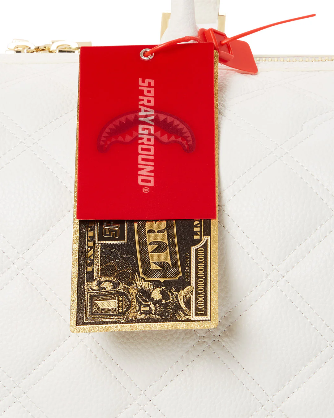 Rivieria White Gold Mini Duffle - Image 9