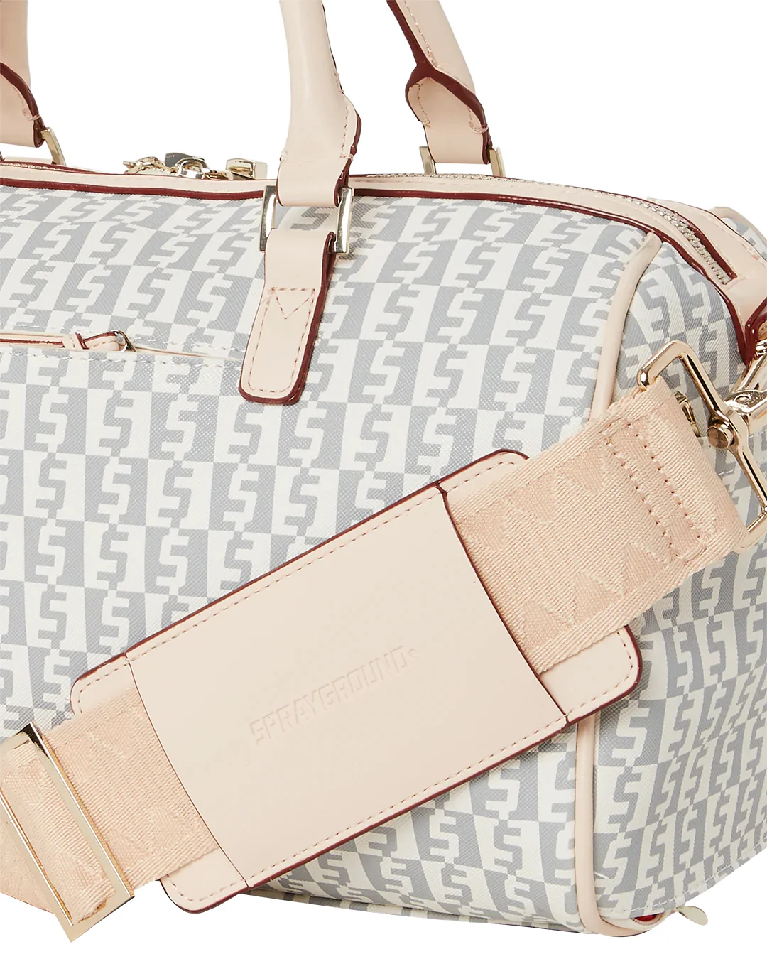 Rose Money Checkered Mini Duffle - Image 8