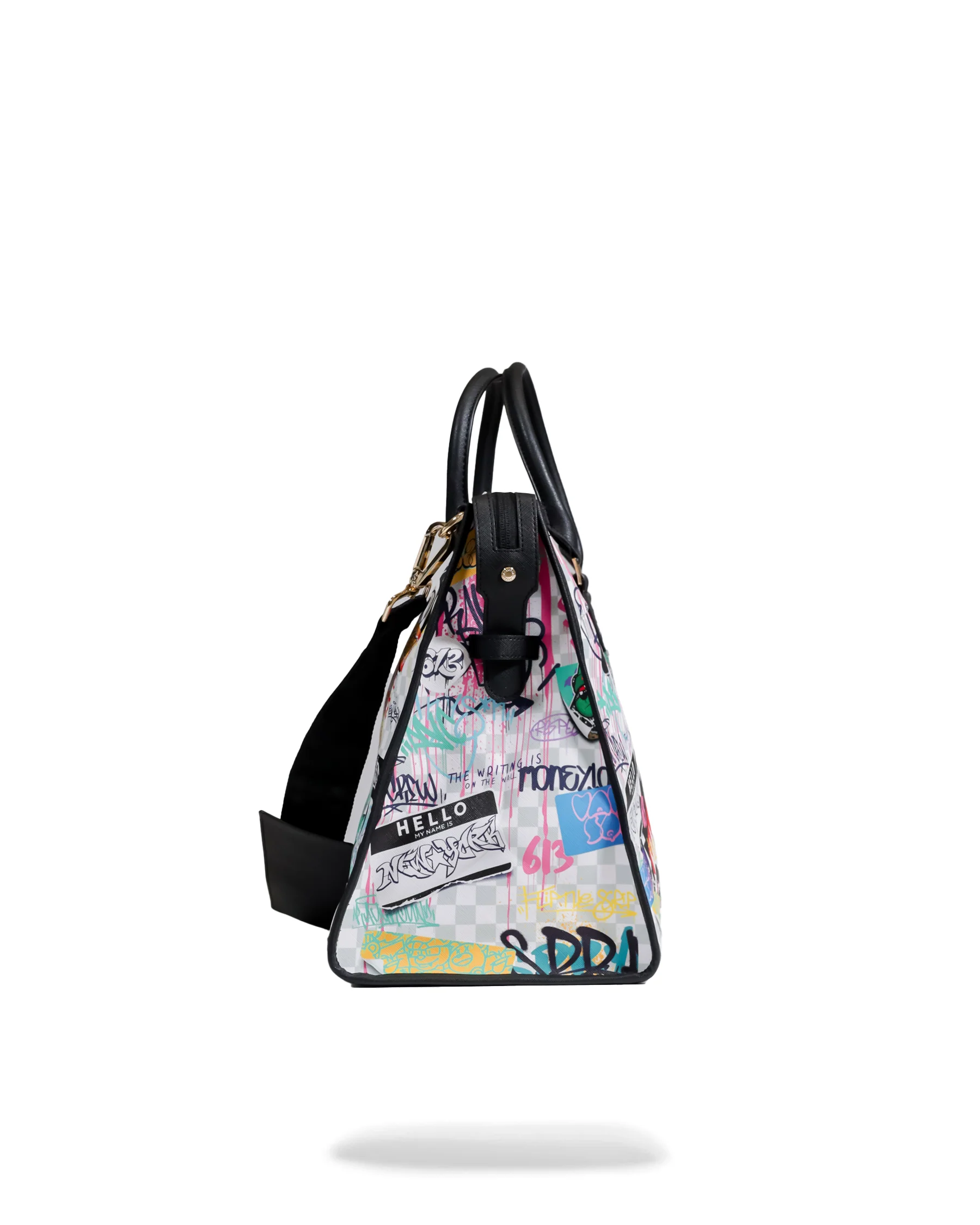 Sip The Rizz Cream Pyramid Duffle - Image 3