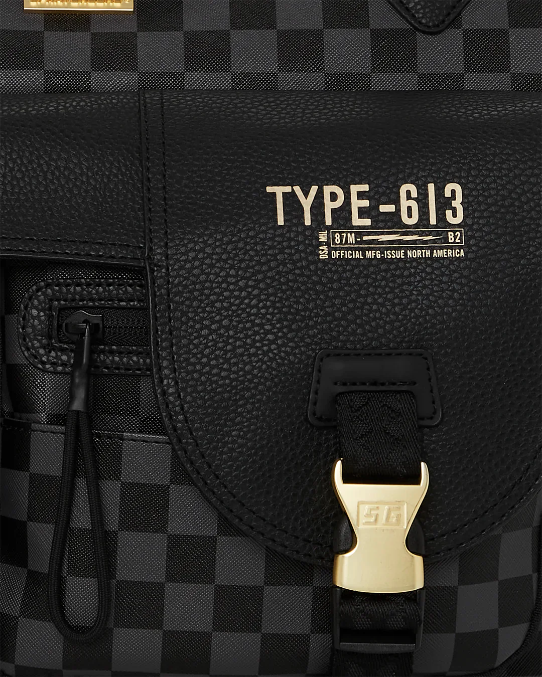 Special Ops Grey Checkered Tote - Image 10