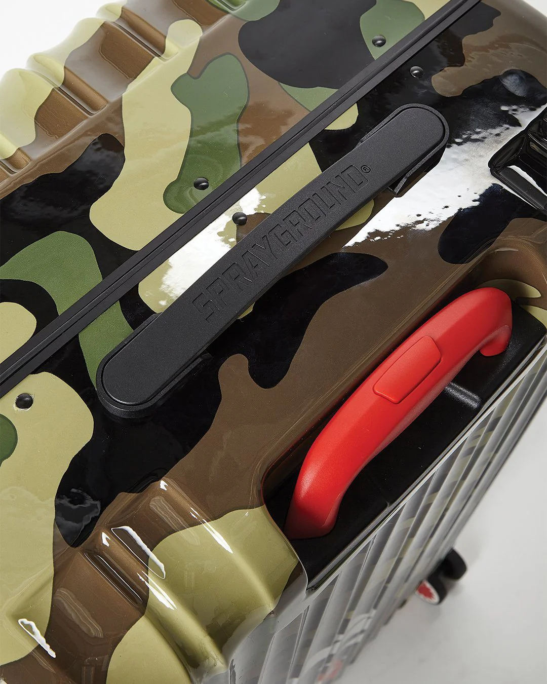 Camo Shark Mouth Large Luggage - Image 9