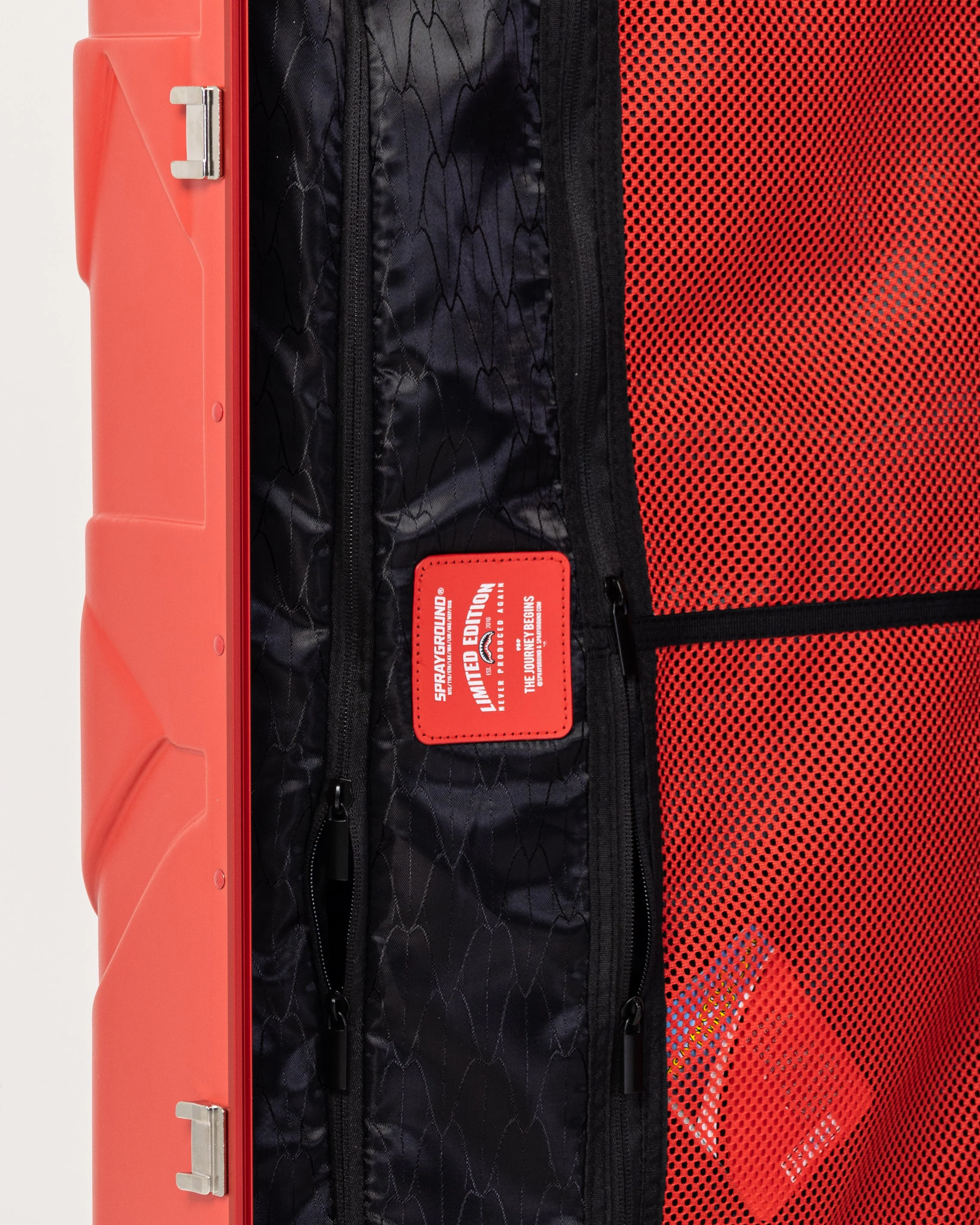 Molded Red Shark Mouth Large Luggage - Image 6