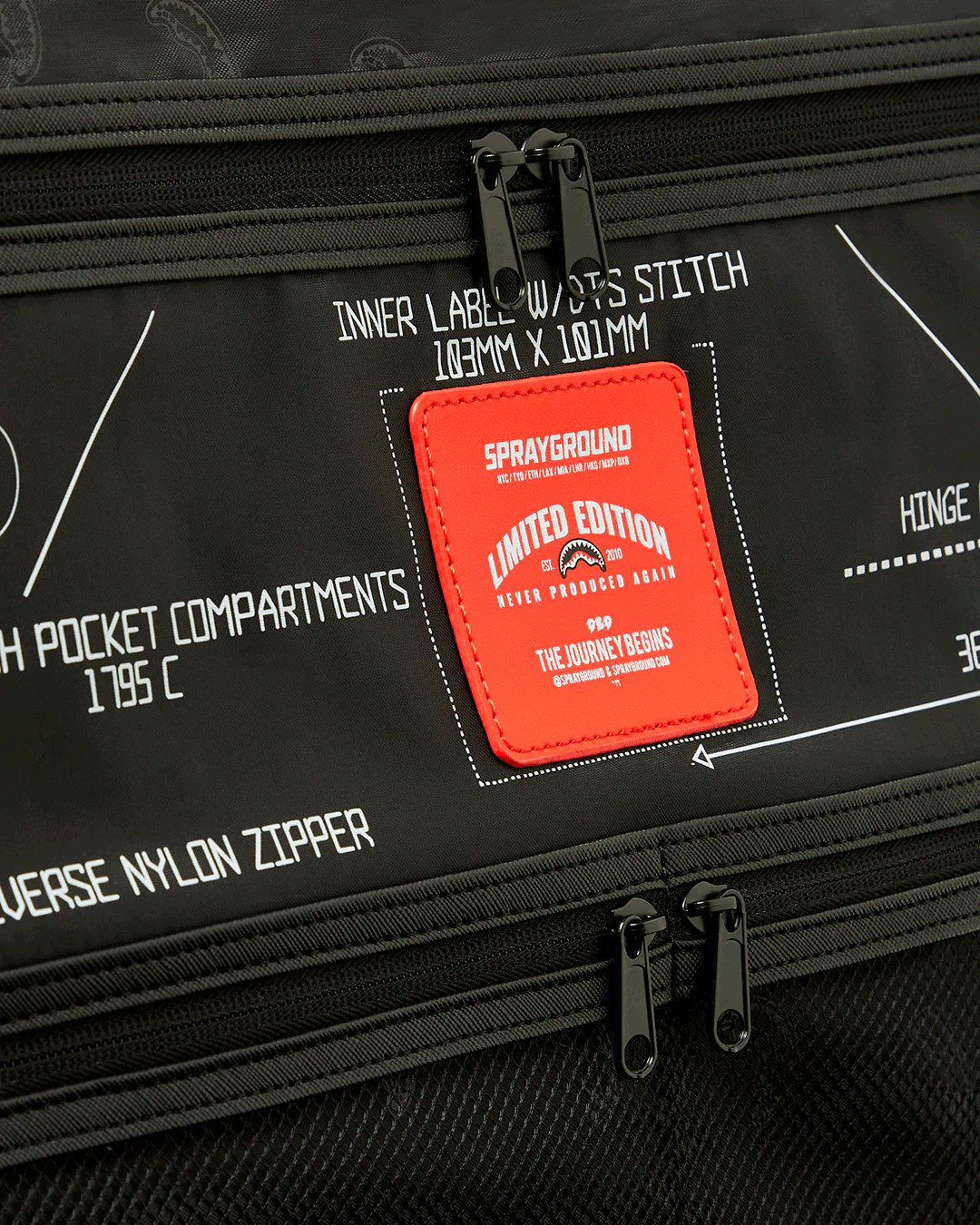 Reverse Technical Cut And Sew Luggage - Image 8