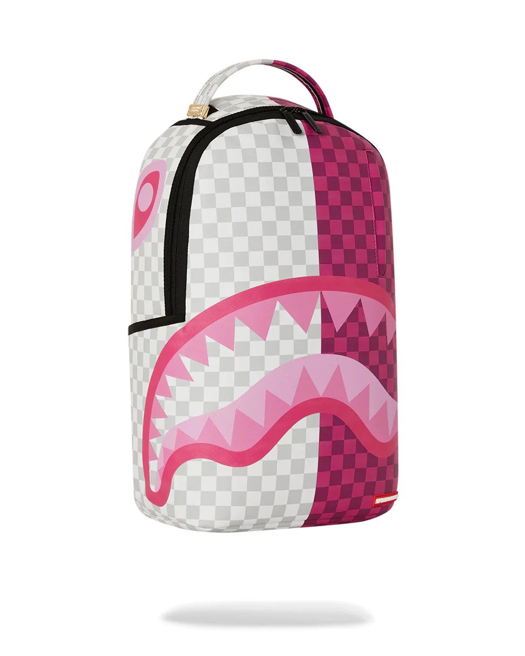Pink&cream Check Backpack - Image 3