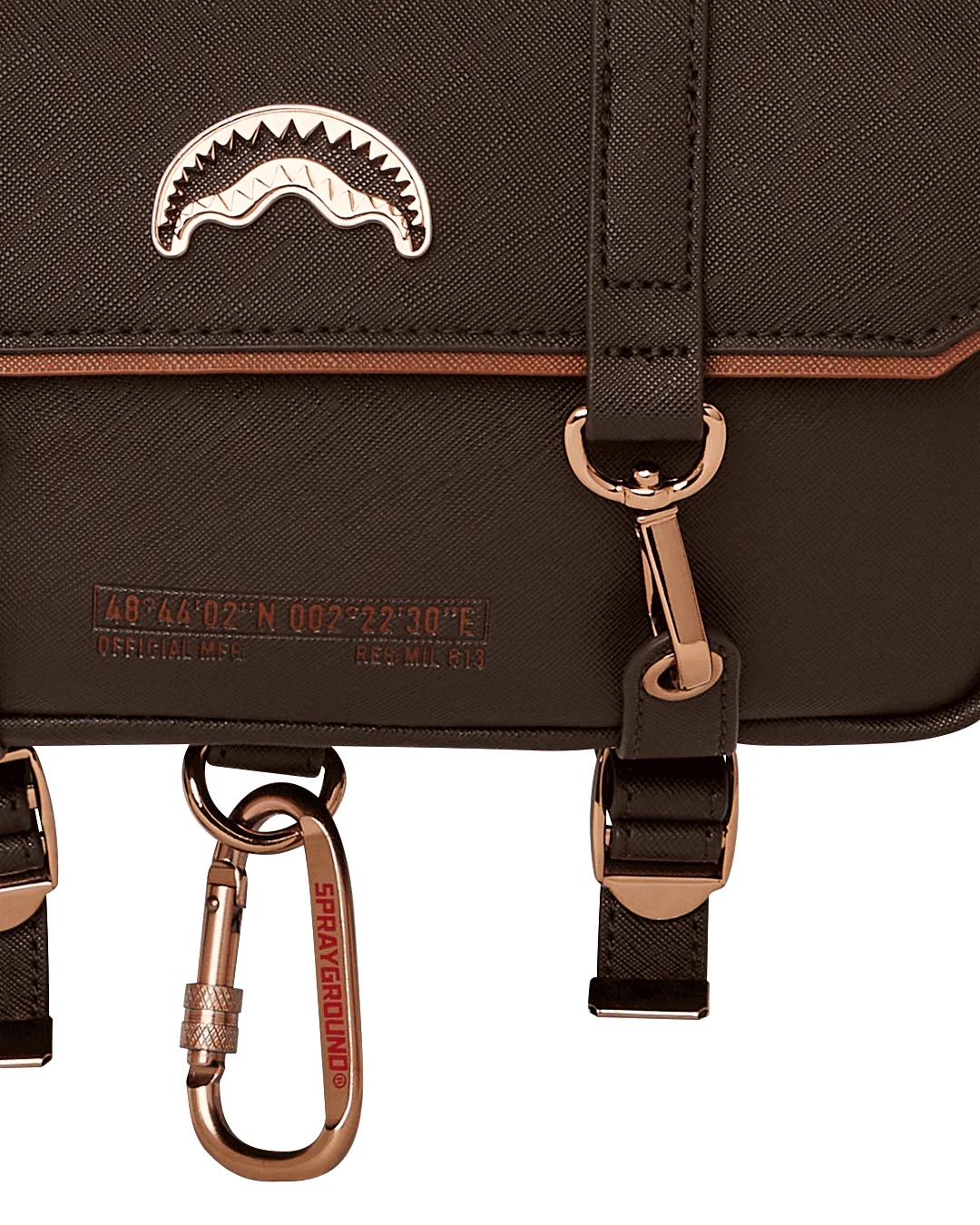 Brown Checkered Special Ops Crossbody - Image 5