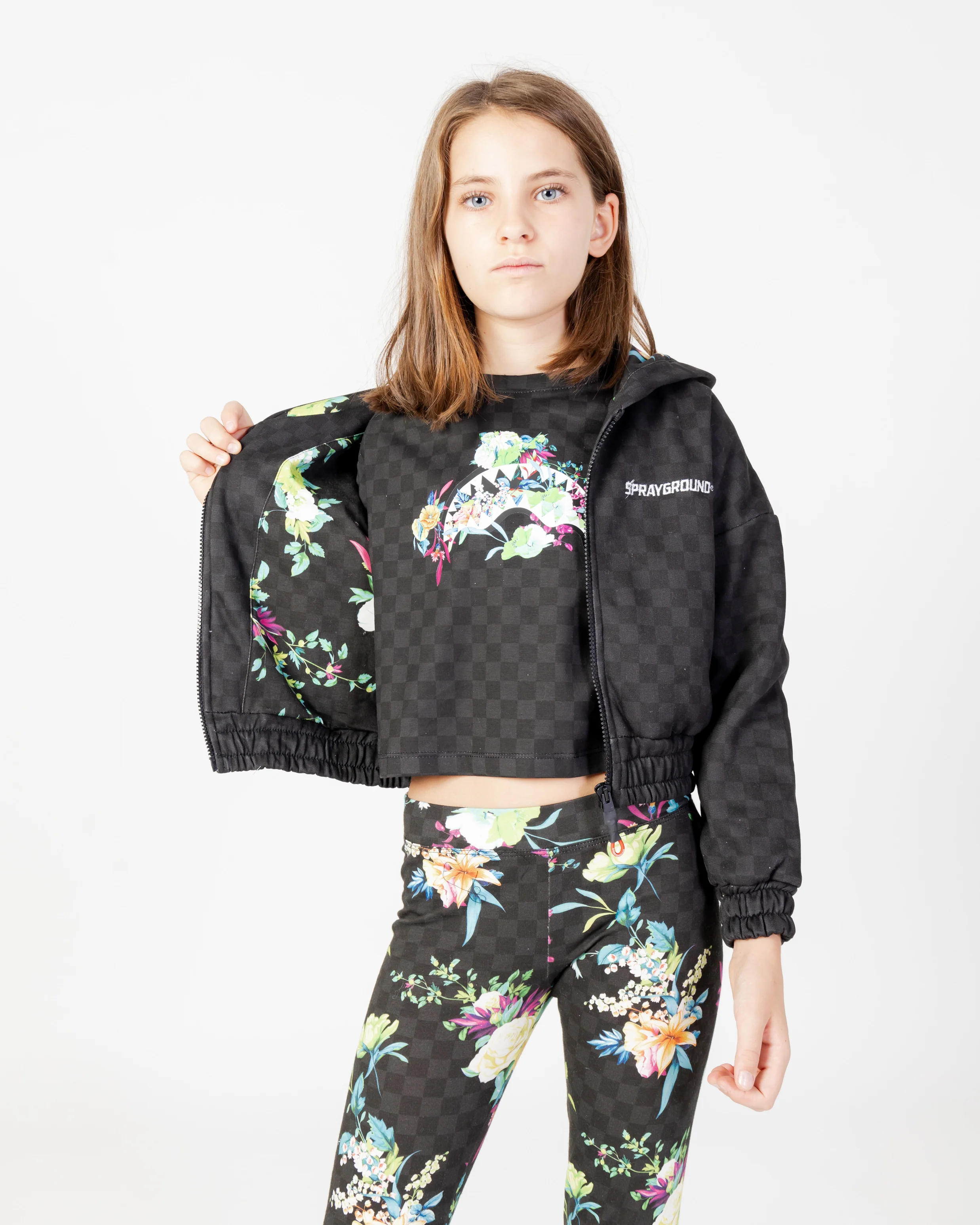 Neon Floral Fullzip Jacket J - Image 2